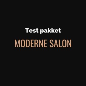 Testpakket: Moderne salon